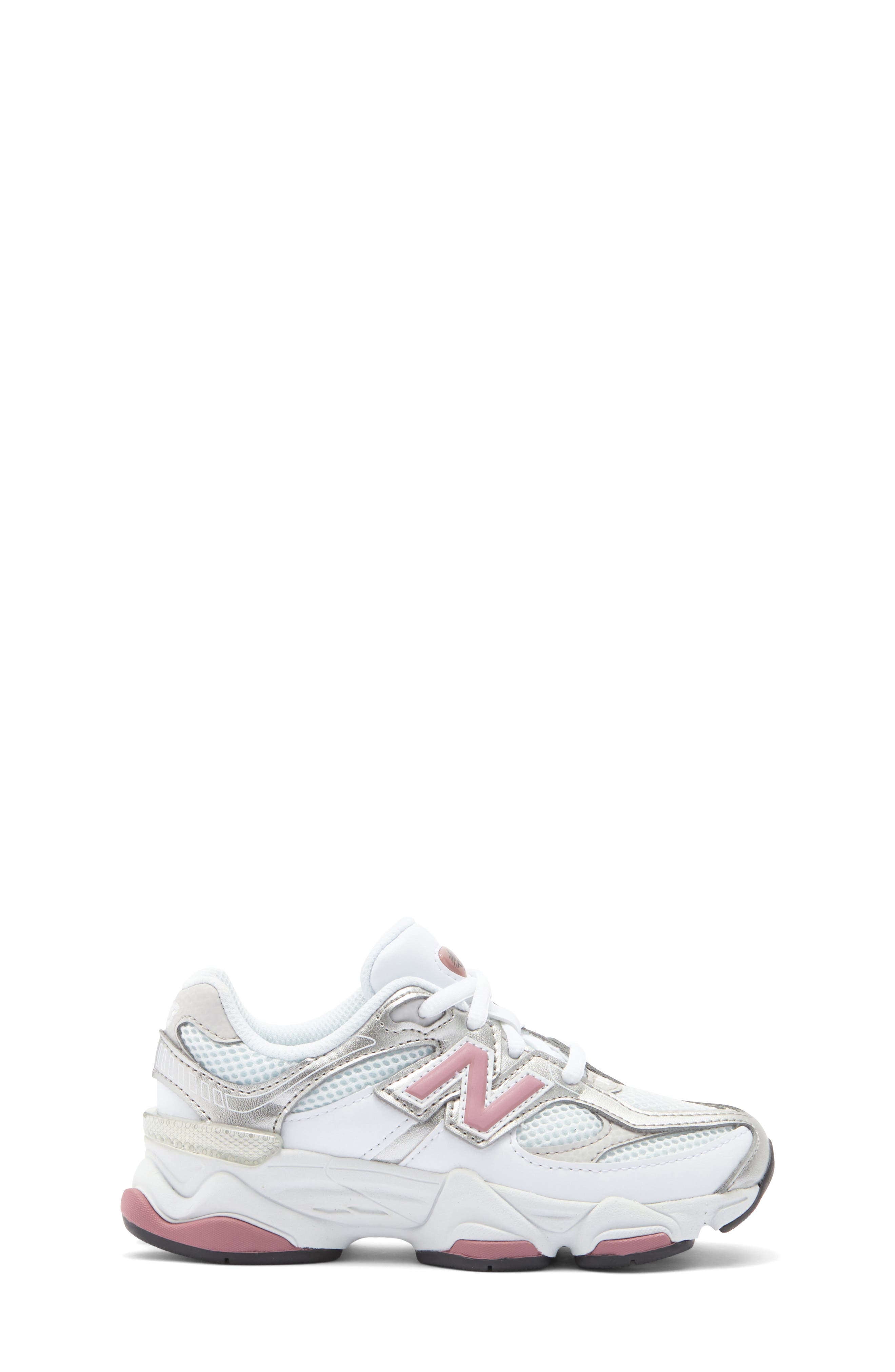 Kids' 9060 Sneaker, Alternate, color, NB 103 WHITE/ ROSEWOOD
