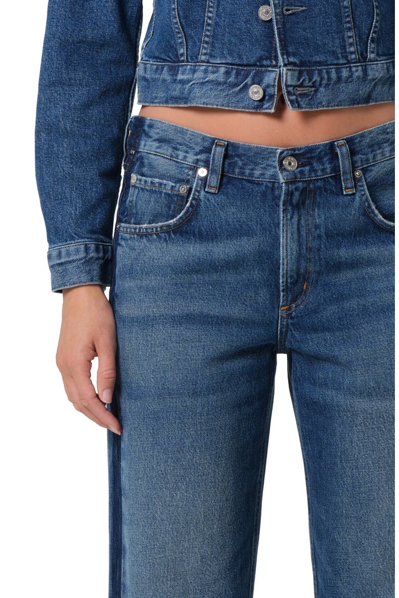 Lindz Low Rise Easy Straight Leg Jeans, Alternate, color, LIRO MD INDIGO