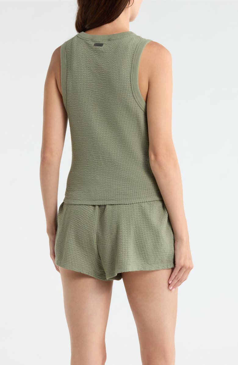 Lunya Stretch Organic Cotton Seersucker Lounge Tank, Alternate, color, Fresh Herb