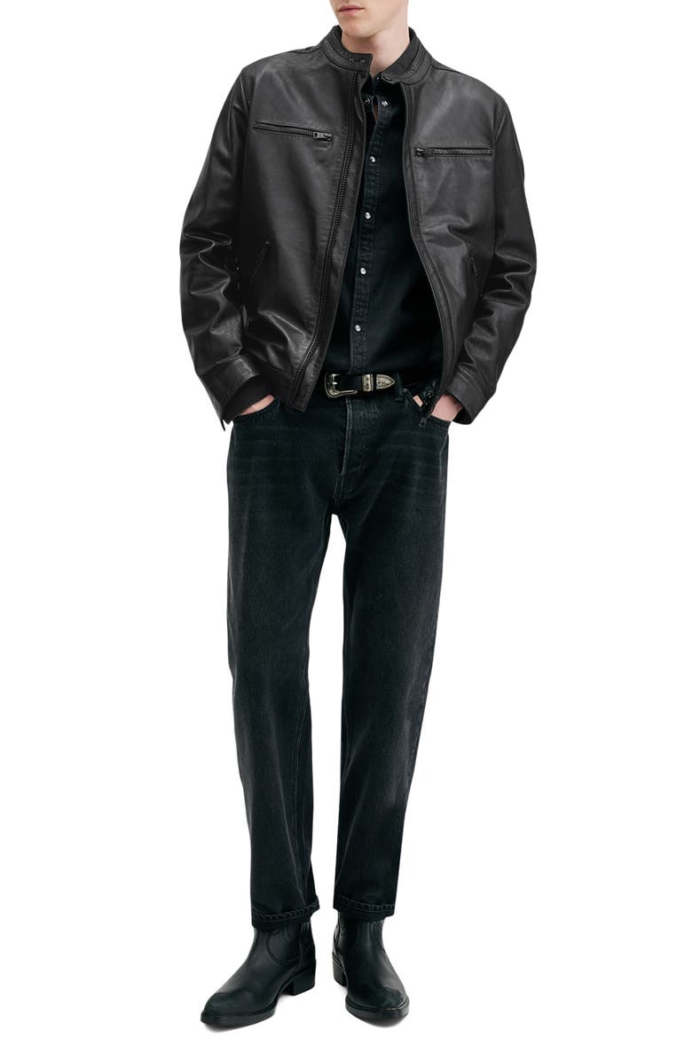 AllSaints Jade Leather Jacket, Alternate, color, 