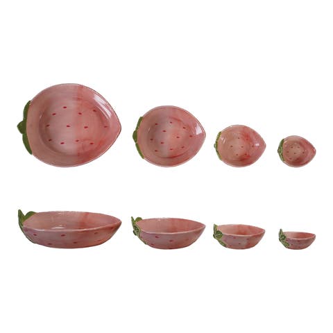Strawberry Shaped Nesting Bowls