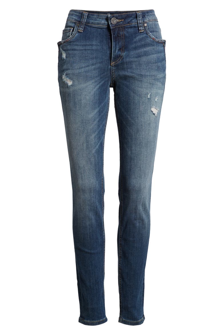 Mia Toothpick Skinny Jeans, Alternate, color, RALLIED