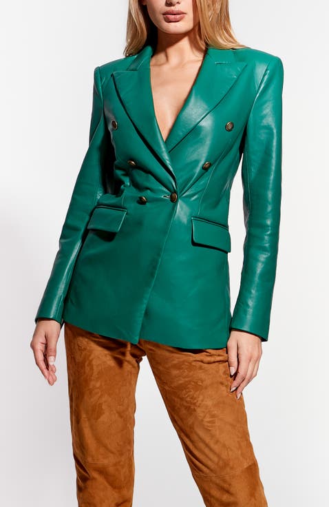 Beck Recycled Leather Blazer