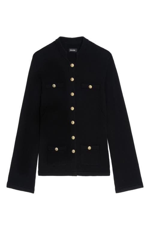 Zadig & Voltaire Lucy Lc Jacket In Black