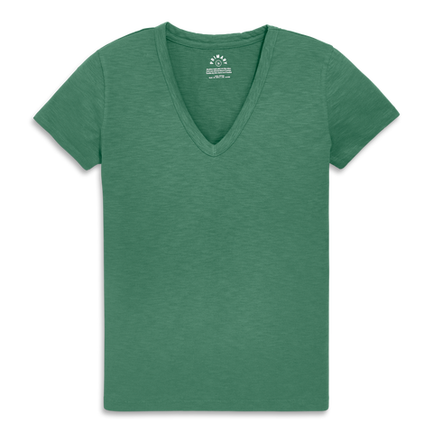 Women's Fit Classic Slub V-Neck Tee