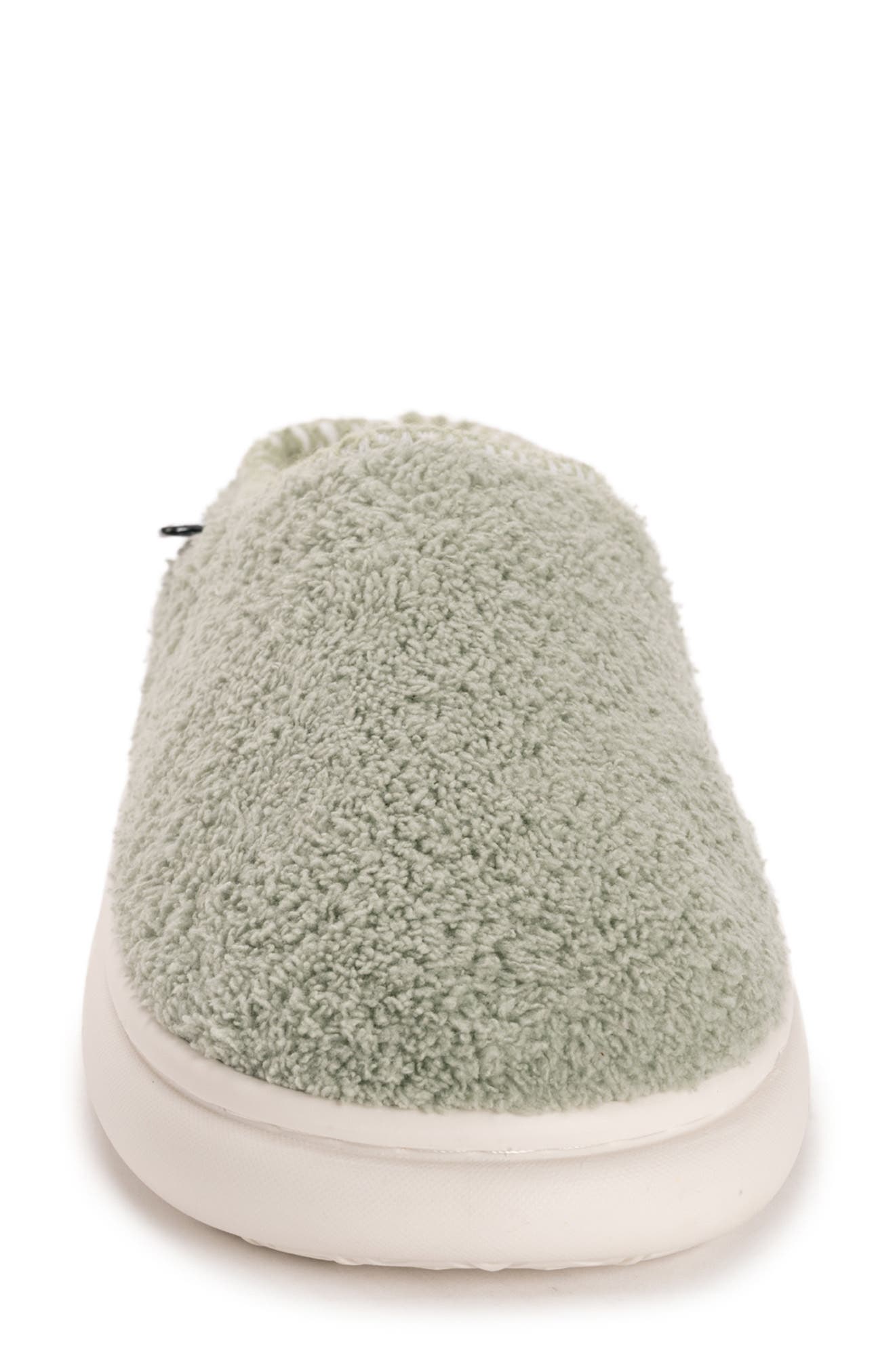 Luan Faux Shearling Clog Slipper, Alternate, color, SAGE