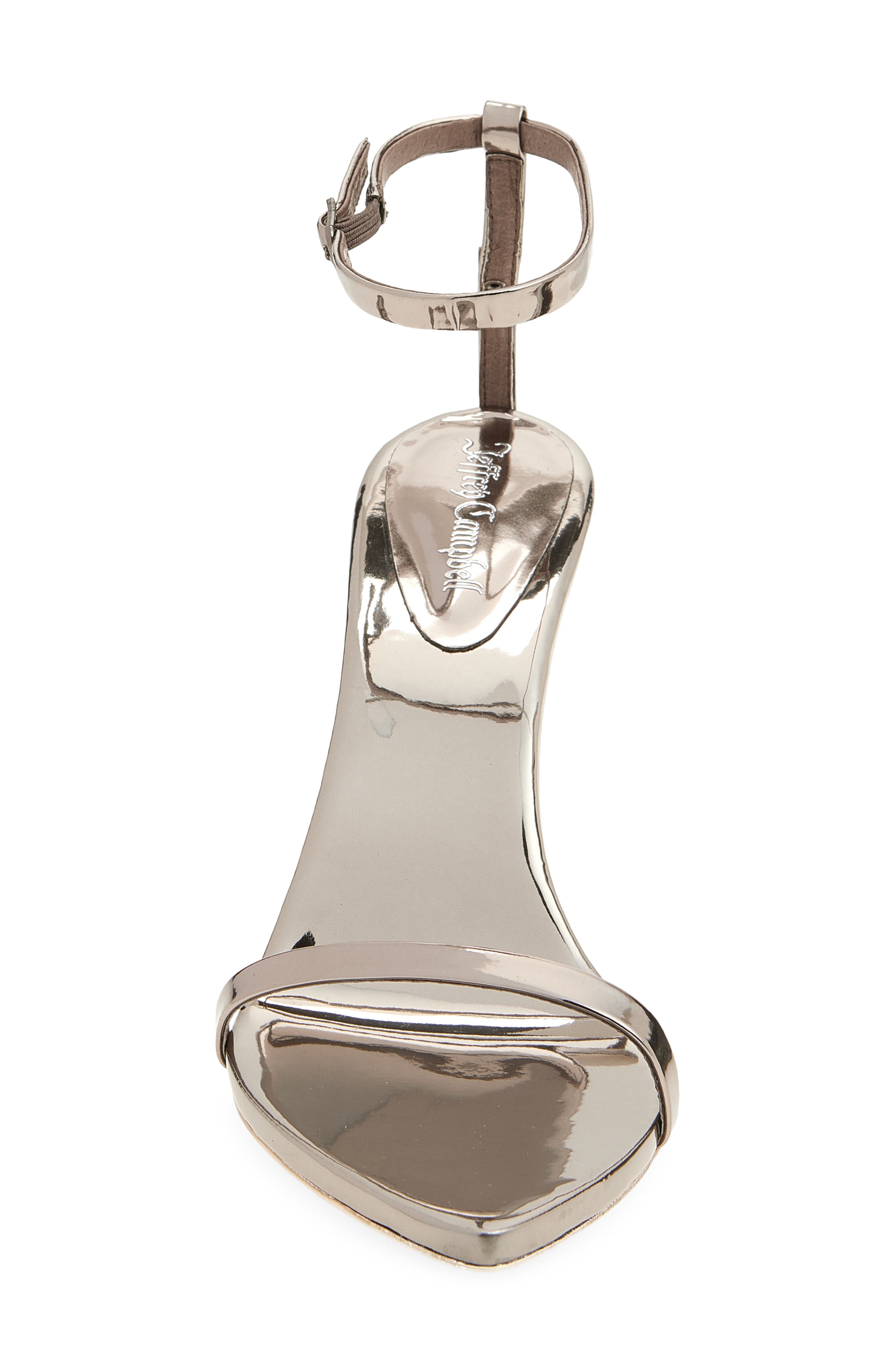 Obsession Ankle Strap Sandal, Alternate, color, PEWTER MIRROR COMBO