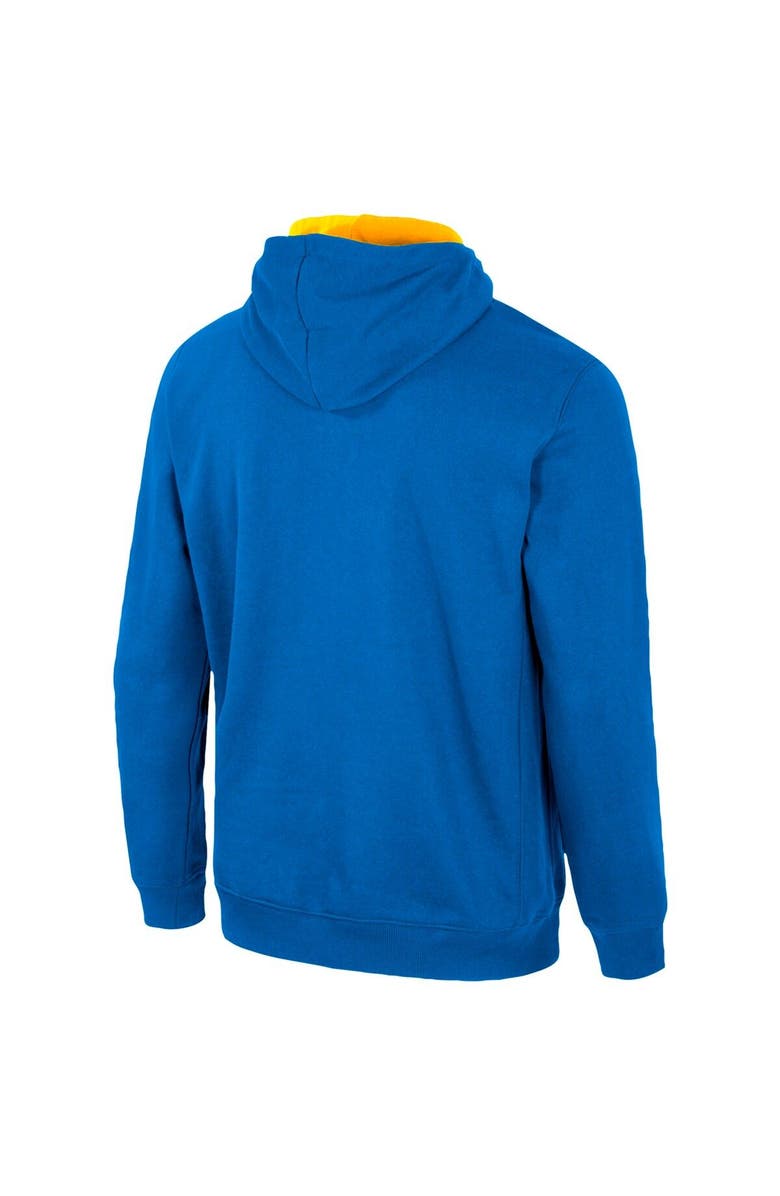 COLOSSEUM Men's Colosseum Blue UCLA Bruins Half-Zip Hoodie, Alternate, color, Blue