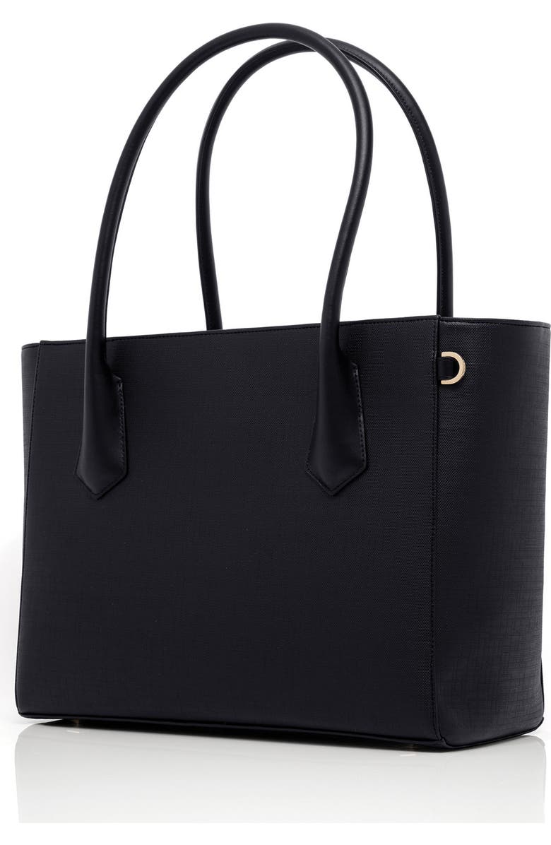 Dagne Dover Signature Legend Coated Canvas Tote, Alternate, color,