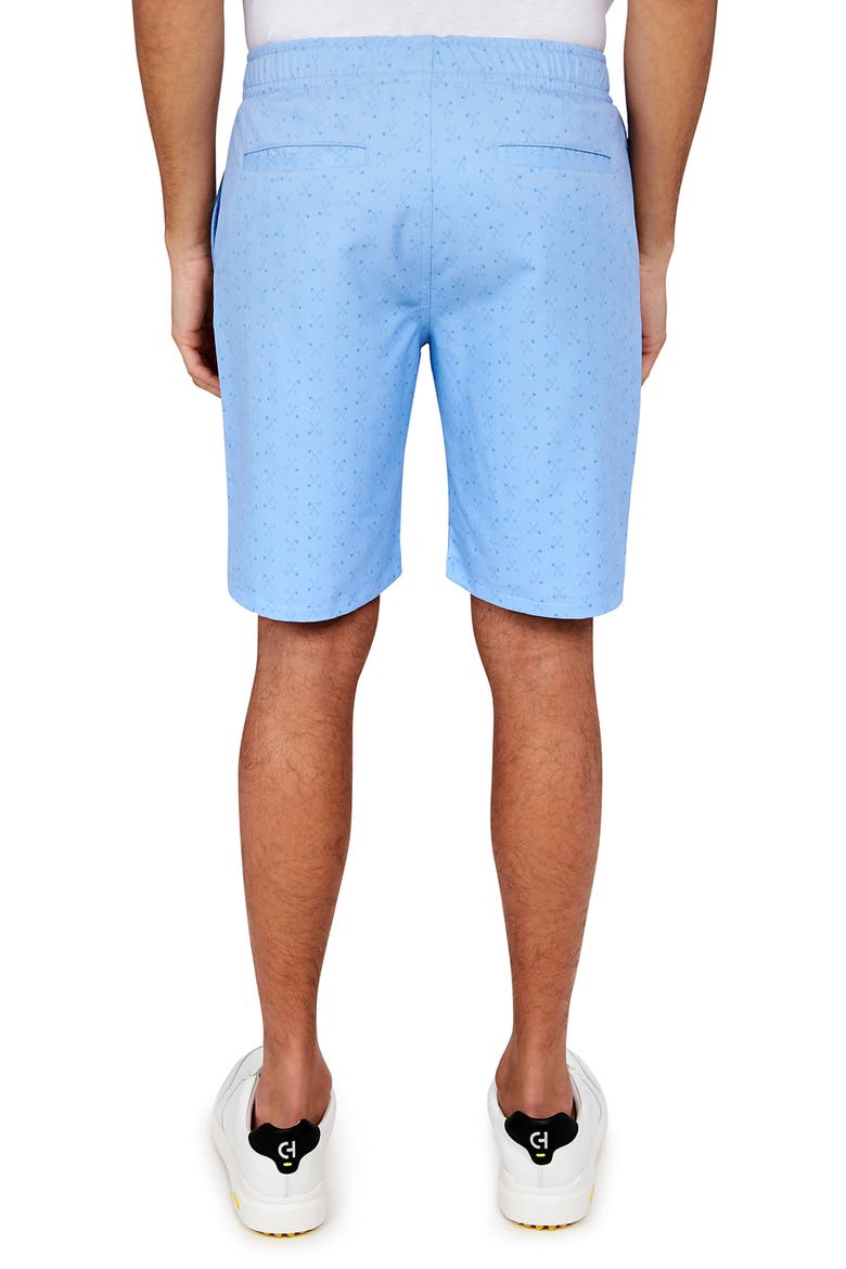 Regular Fit Golf Club Recycle Performance Drawstring Golf Shorts, Alternate, color, LT BLUE