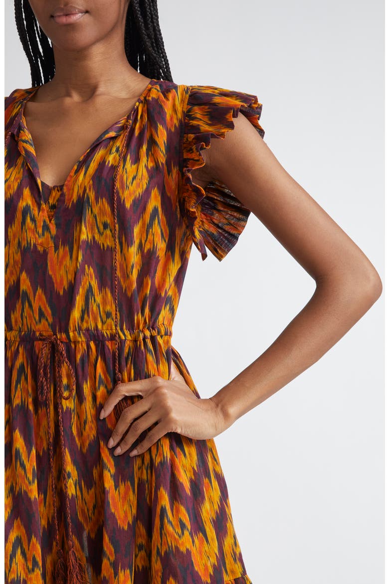 Kalina Cover-Up Minidress, Alternate, color, TERRA