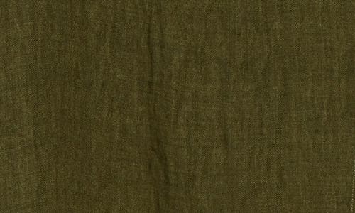 Max Studio Bubble Short Sleeve Top In Green