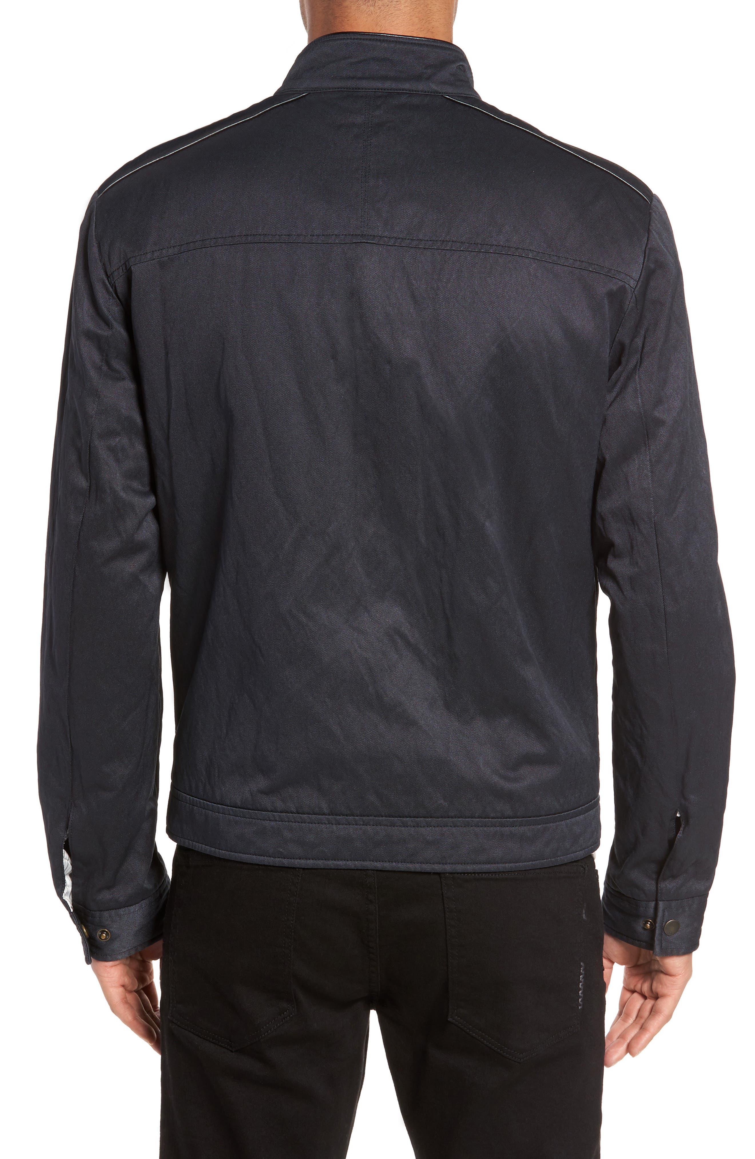 John Varvatos Star USA Band Collar Jacket (Men) | Nordstrom