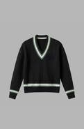 Blvck Knit V-Neck Sweater