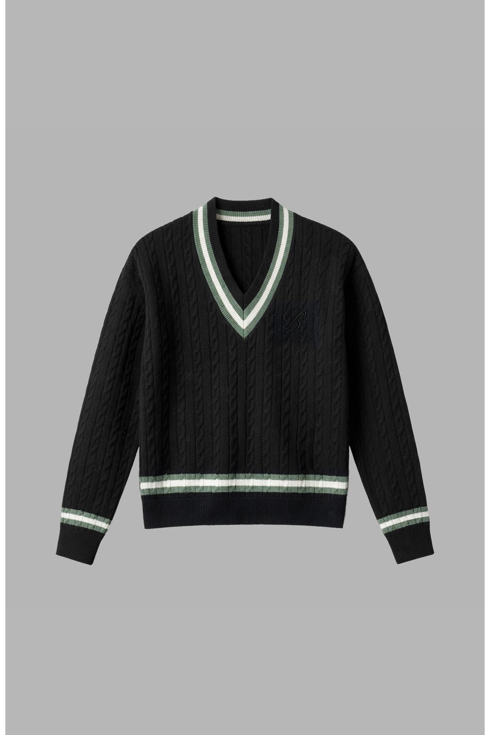 Knit V-Neck Sweater