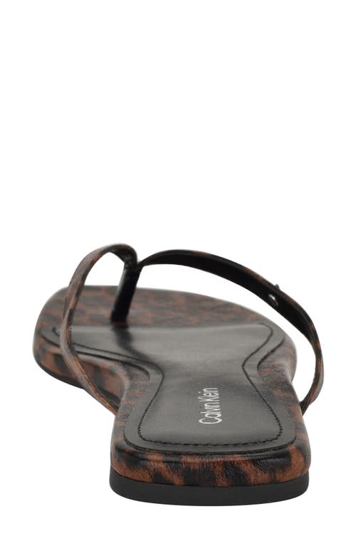 Calvin Klein Stelea Flip Flop In Multi