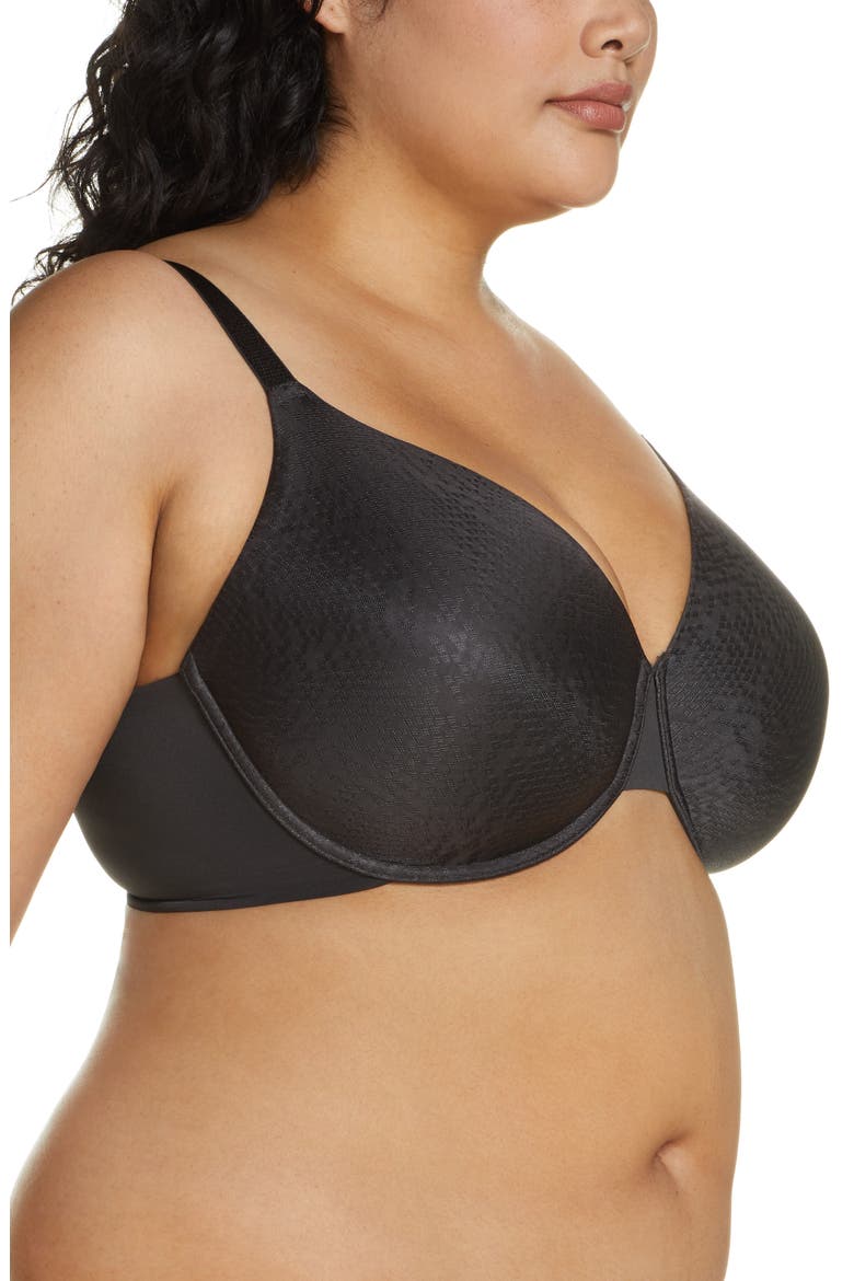 Conform Underwire Full Fit Contour Bra, Alternate, color, BLACK