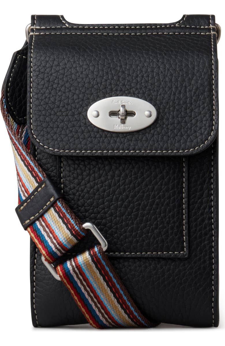 Mulberry x Paul Smith Mini Antony Leather Crossbody Pouch, Main, color,