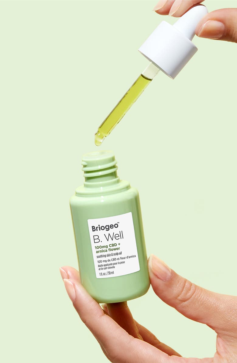 Briogeo B. Well 100mg CBD + Arnica Flower Soothing Skin & Scalp Oil, Alternate, color,