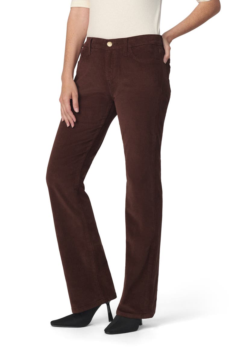 The Provocateur Bootcut Corduroy Pants, Alternate, color, CHOCOLATE