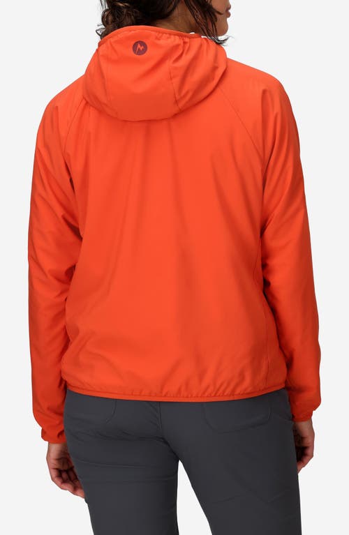 Marmot Aerothermal Hooded Jacket In Orange