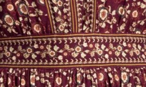 Max Studio Bubble Sleeve Midi Dress