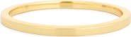 Argento Vivo Sterling Silver Flat Edge Bangle
