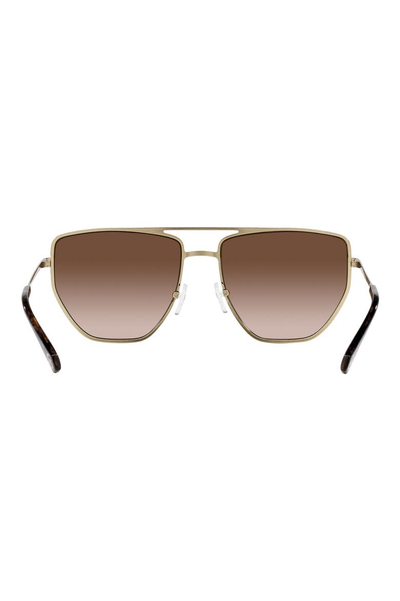 Paros 60mm Gradient Pilot Sunglasses, Alternate, color, BROWN GRAD