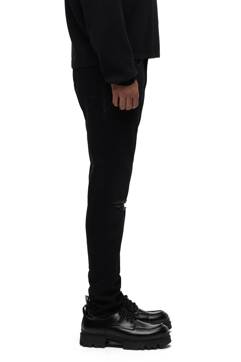 Zack Ripped Skinny Jeans, Alternate, color, DESTRUCTED INK