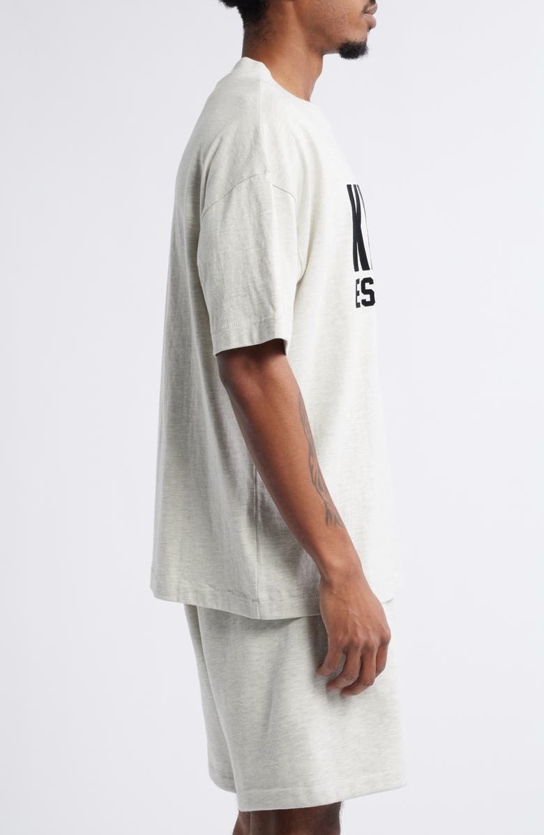 Fear of God Essentials x NBA New York Knicks Graphic T-Shirt, Alternate, color, Light Heather