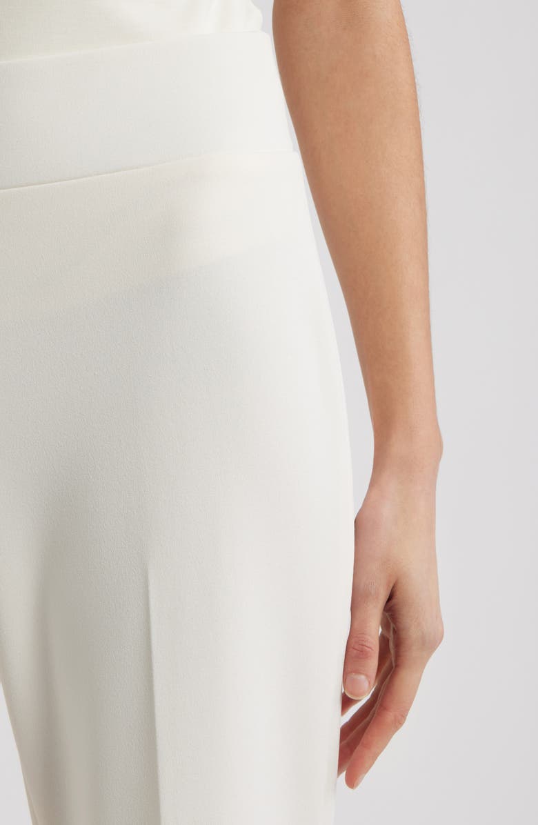 Anne Klein High Waist Pull-On Wide Leg Pants, Alternate, color, White Dove