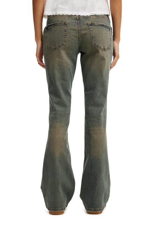 Cotton On Low Rise Bootcut Jean In Sandstorm Blue