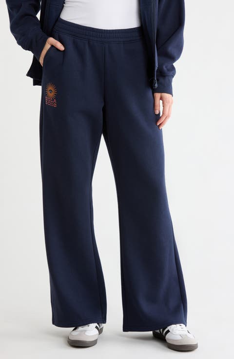 Wave Runner Wide Leg Sweatpants