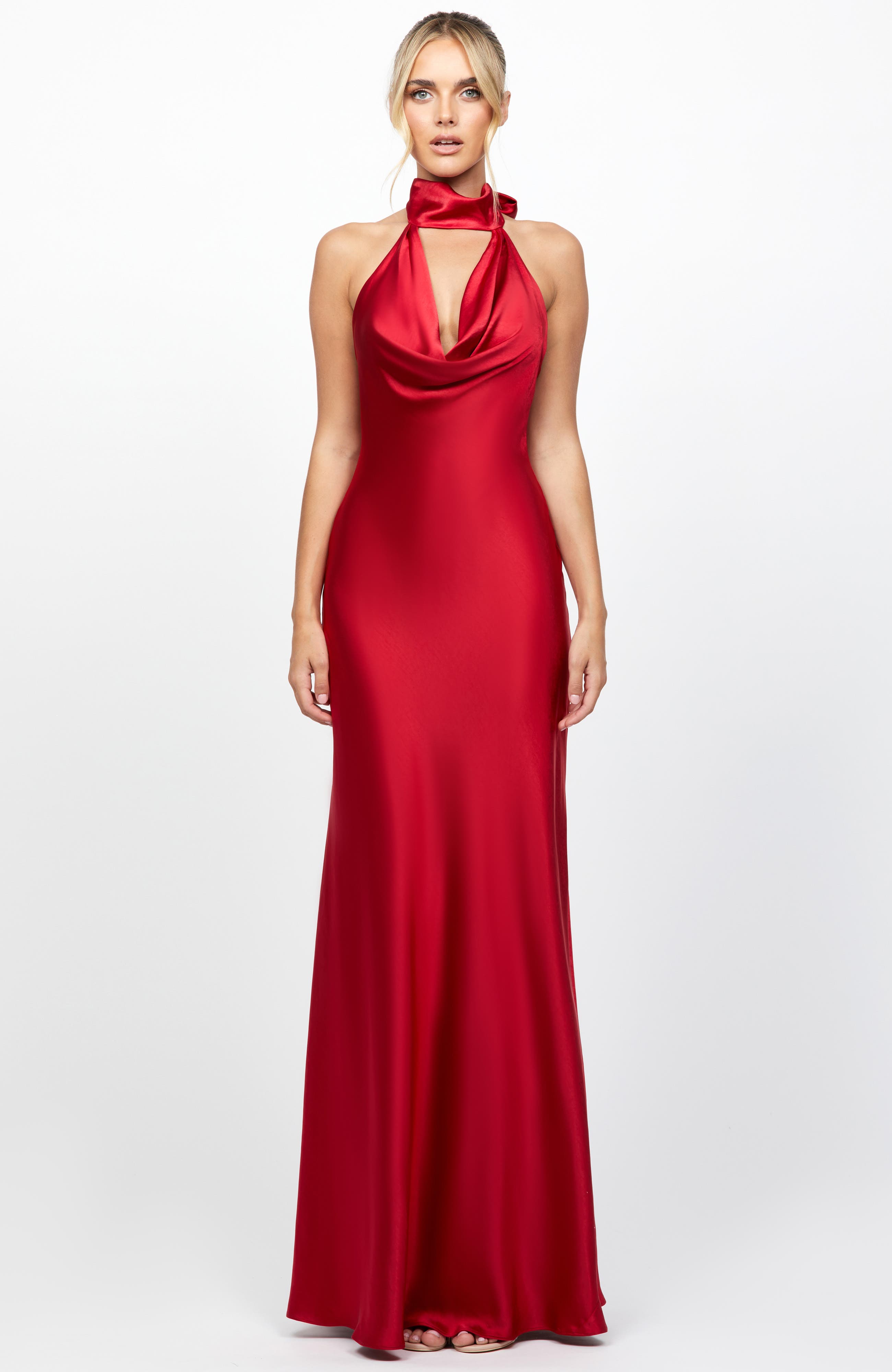 Kylee Halter Cowl Maxi - image 2