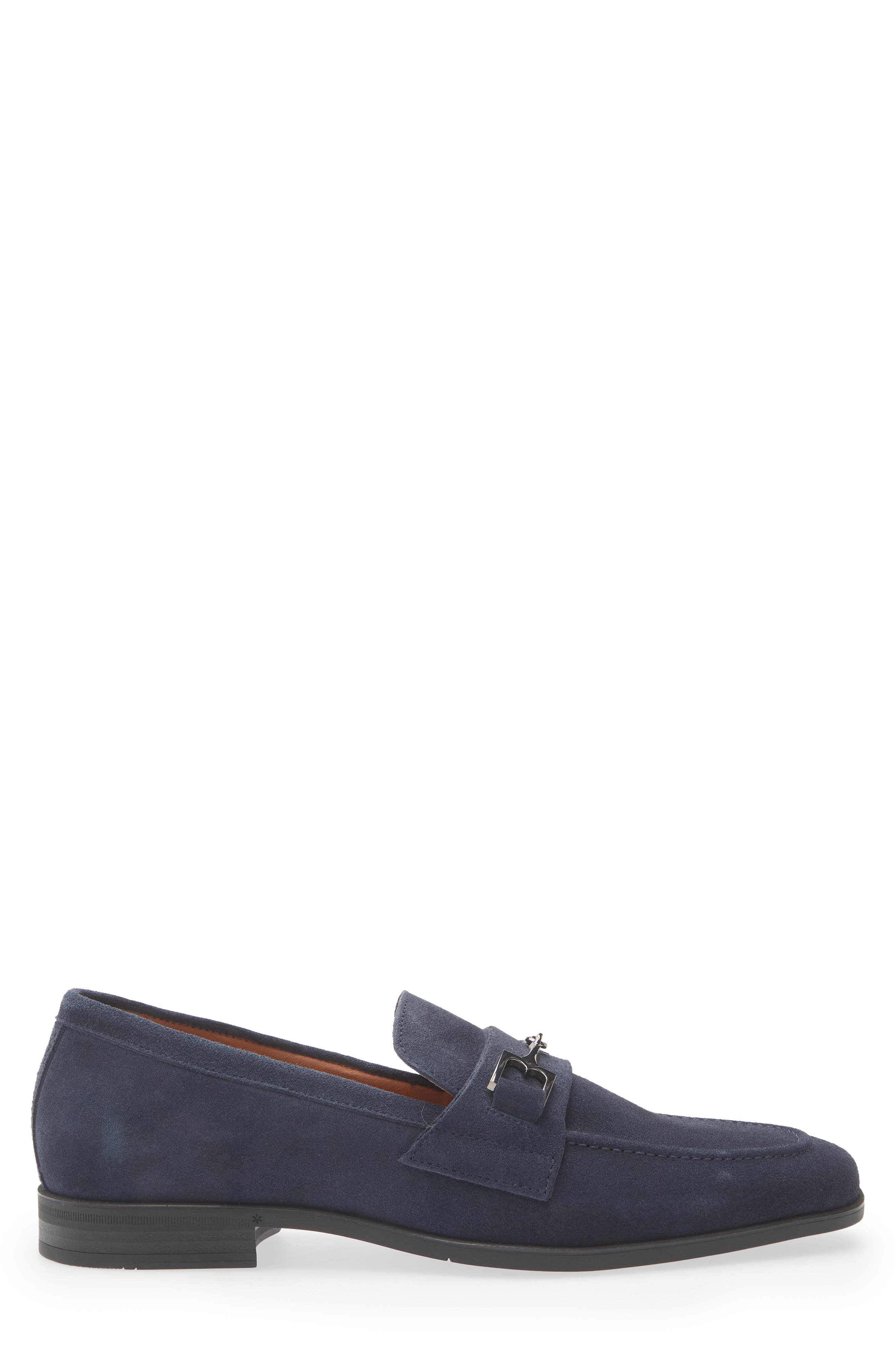 Pacoal Bit Loafer, Alternate, color, NAVY SUEDE