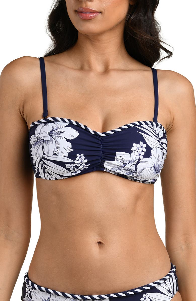 La Blanca Mariner Bandeau Bikini Top, Main, color,