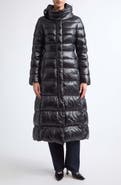 Herno Ultralight Fitted Nylon Maxi Down Coat