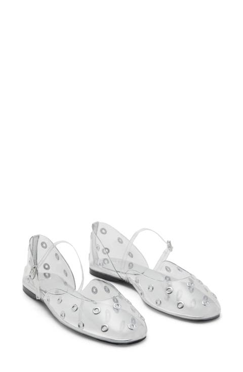 Grommet Transparent d'Orsay Flat (Women)