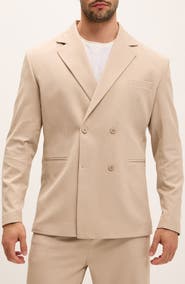 RON TOMSON Super Relaxed Double Breasted Tuxedo Jacket