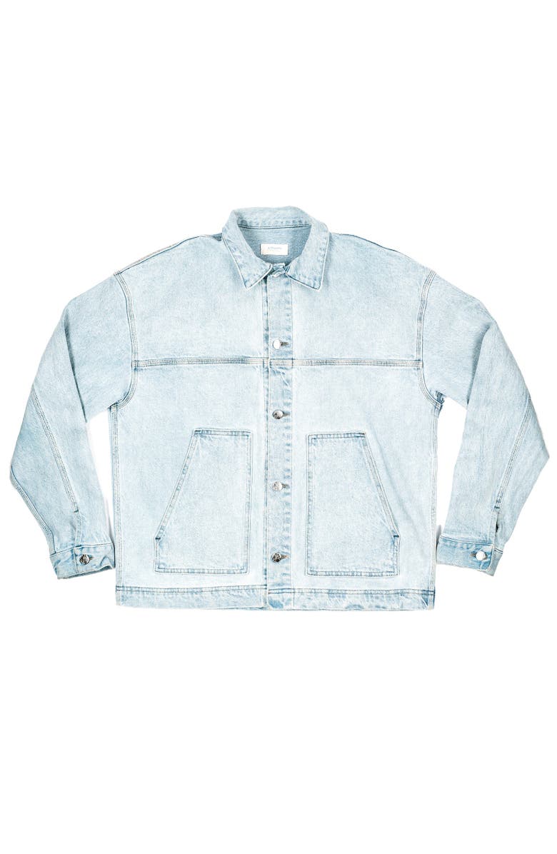 ARIKO Denim Jacket, Main, color, Bleached Indigo
