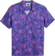 Boardies Palms Print Camp Shirt