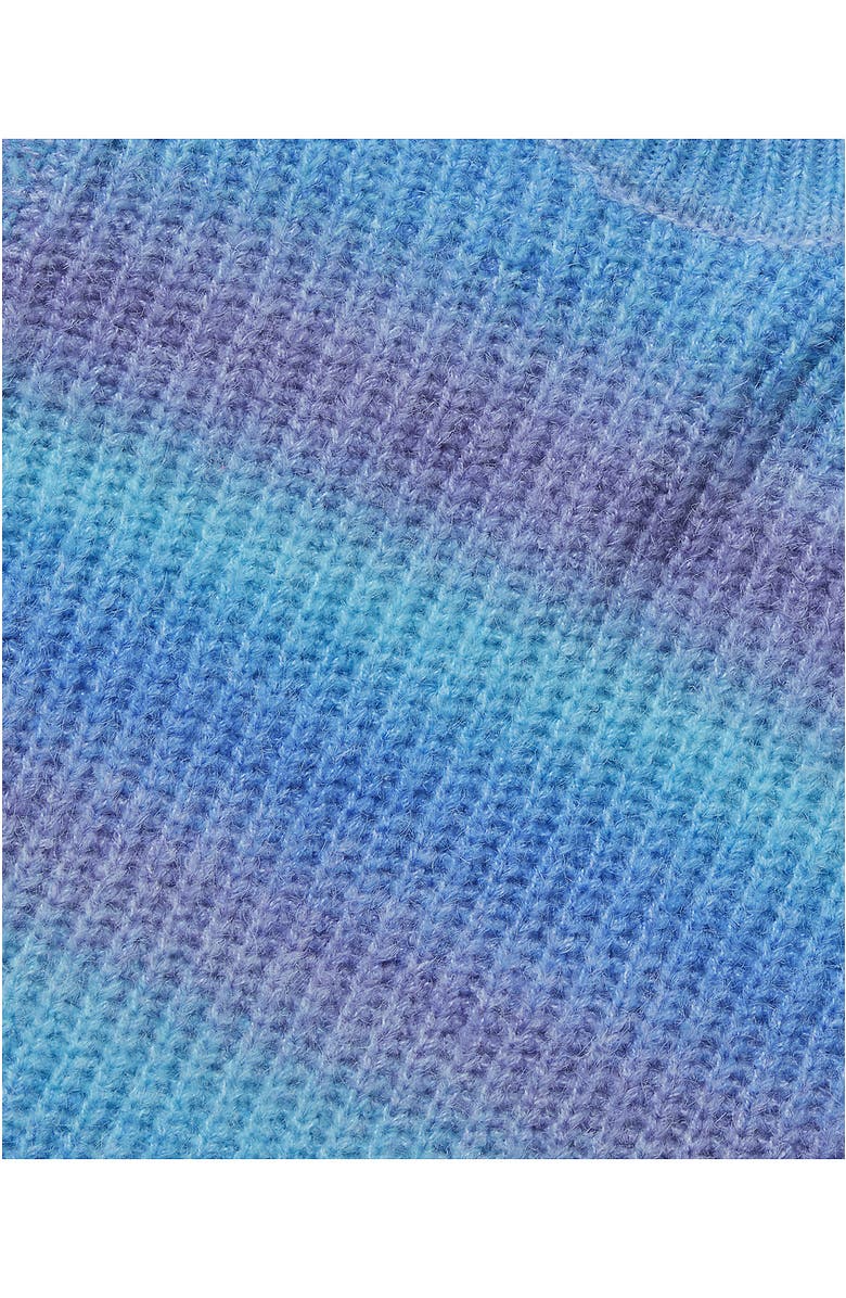 Lands' End Girls Heavy Knit Sweater, Alternate, color, Blue/Purple Ombre