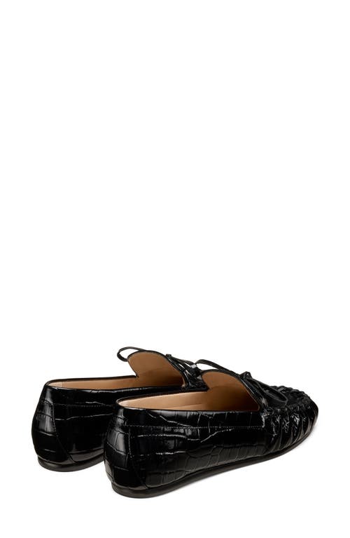 Stuart Weitzman Britt Bow Loafer In Black