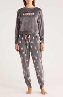 Honeydew Cozy Velour Top & Joggers Pajamas