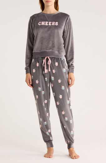 Honeydew Cozy Velour Top & Joggers Pajamas