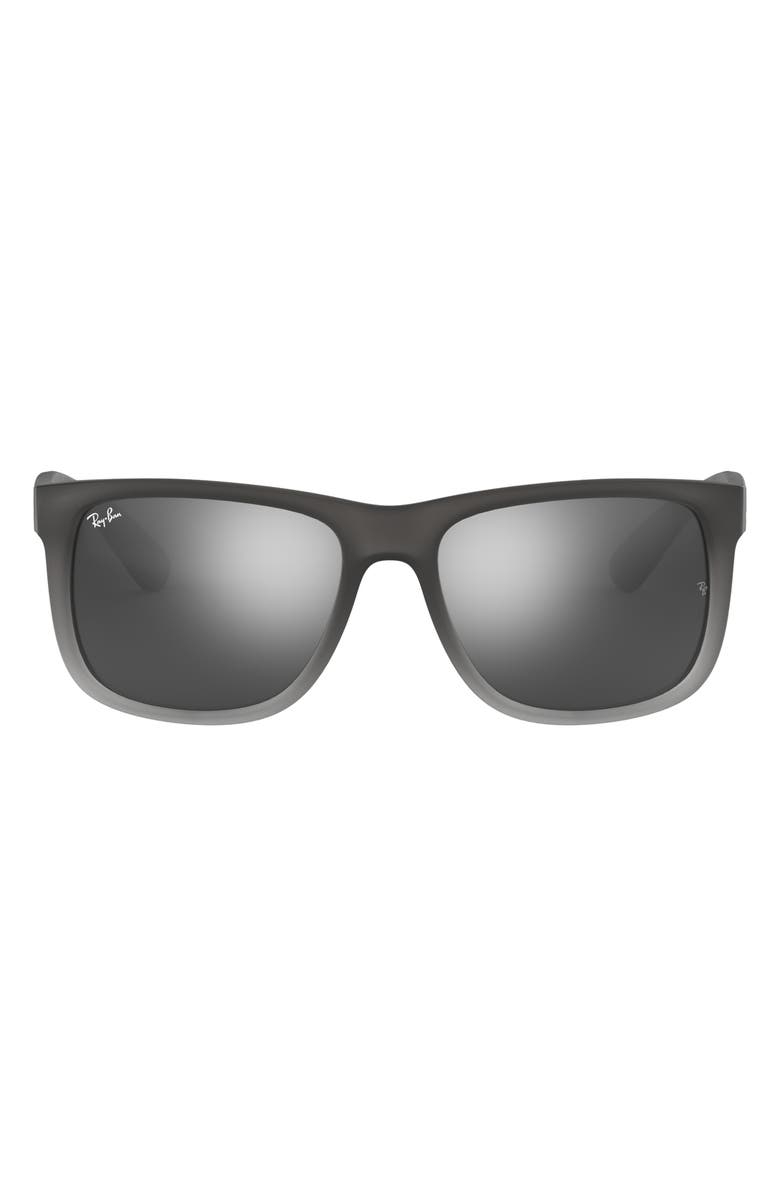 Ray-Ban 51mm Square Sunglasses, Main, color, Grey Grad