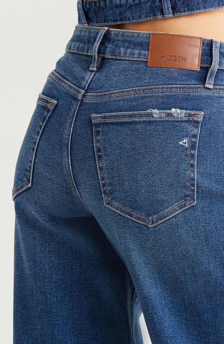 HIDDEN JEANS Hig Waist Dad Jeans, Alternate, color, 