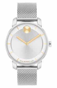 Movado Bold Access Mesh Strap Watch, 34mm