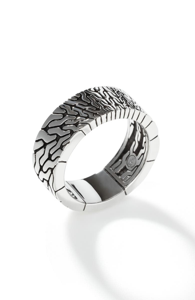 John Hardy Carved Chain Band Ring, Alternate, color, 