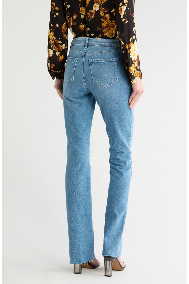 Ruth Raw Hem Straight Leg Jeans, Alternate, color, CALLOWAY